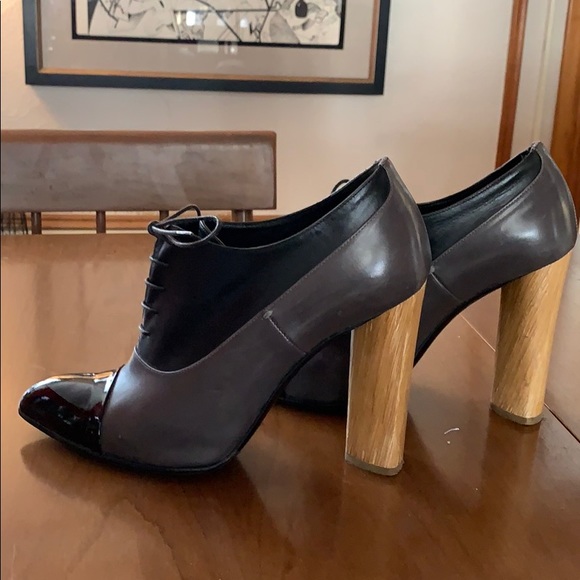 Yves Saint Laurent Shoes - YSL Charlotte Oxford Heels Booties